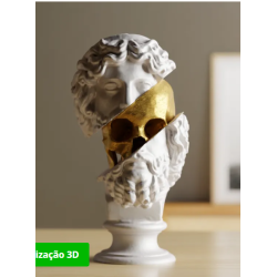 Estatua O divino e o mortal